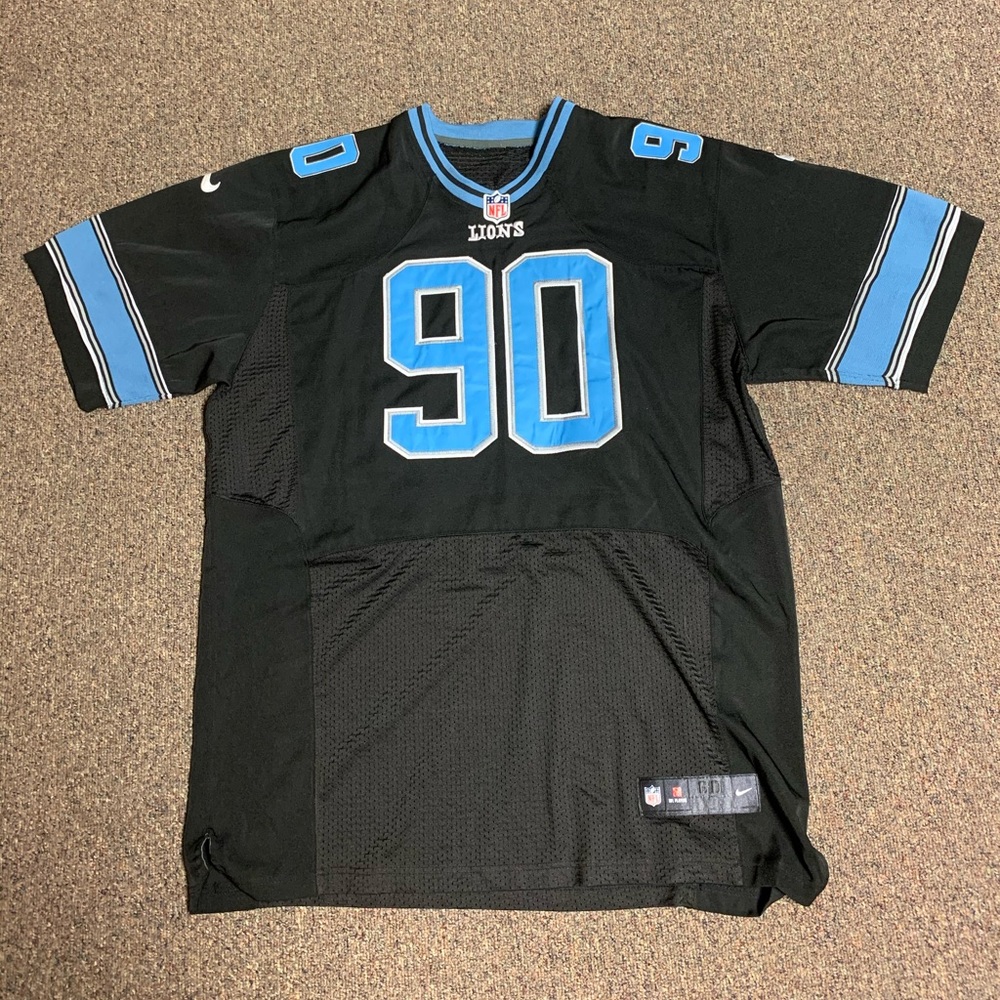 Men’s Ndamukong Suh Nike On Field Lions Jersey